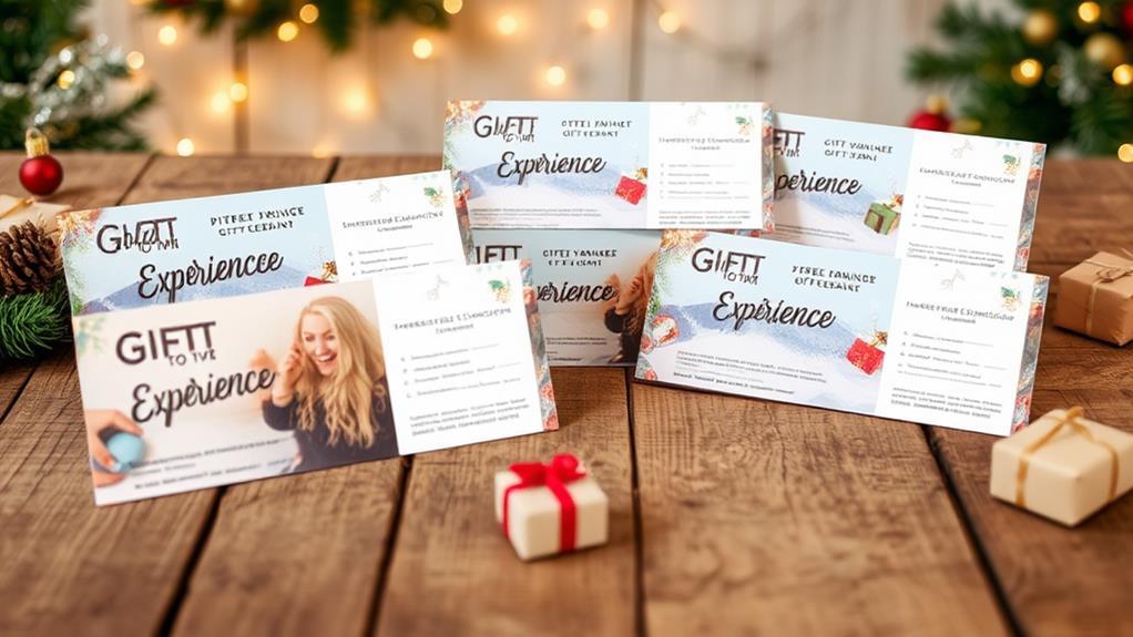 adventure experience gift vouchers