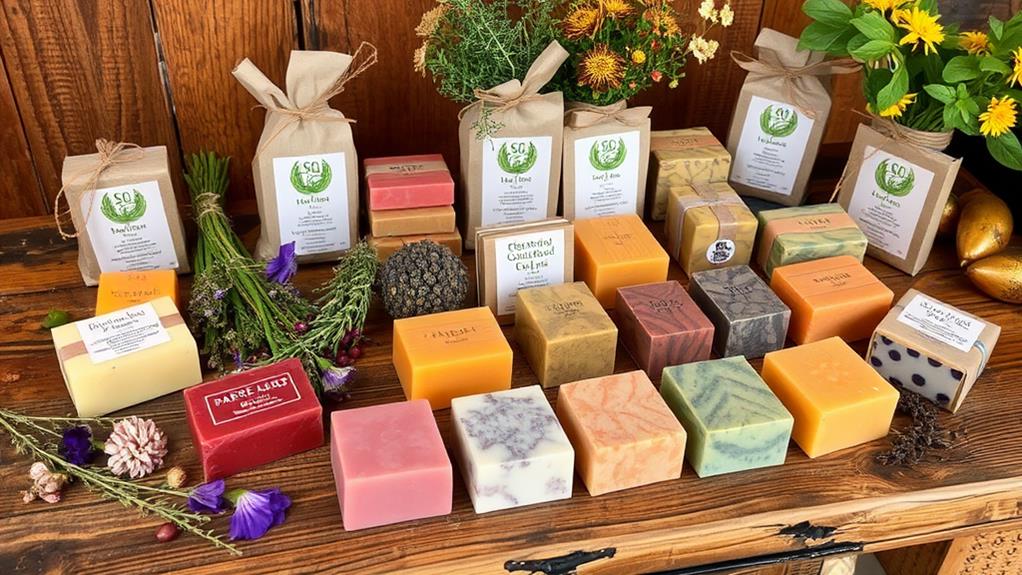 artisan crafted organic soaps