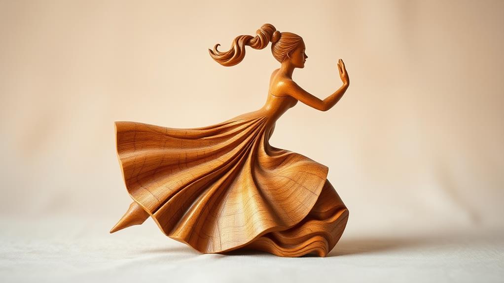 artisan crafted wooden sculptures