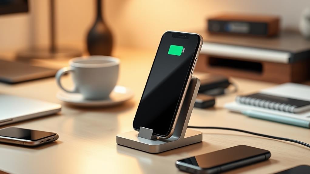 charging phone holder stand