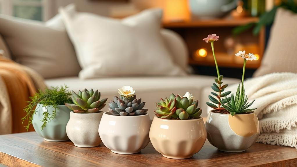 charming decorative plant holders