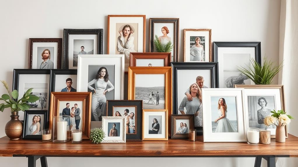 chic decorative photo holders