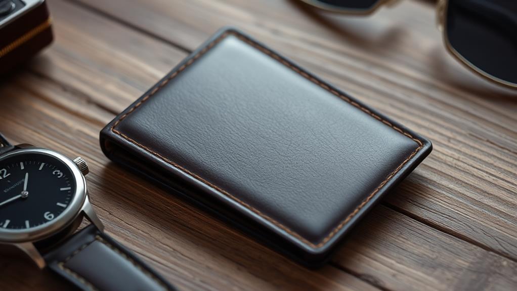 chic leather wallet design