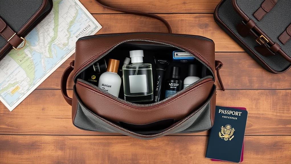 compact travel essentials organizer