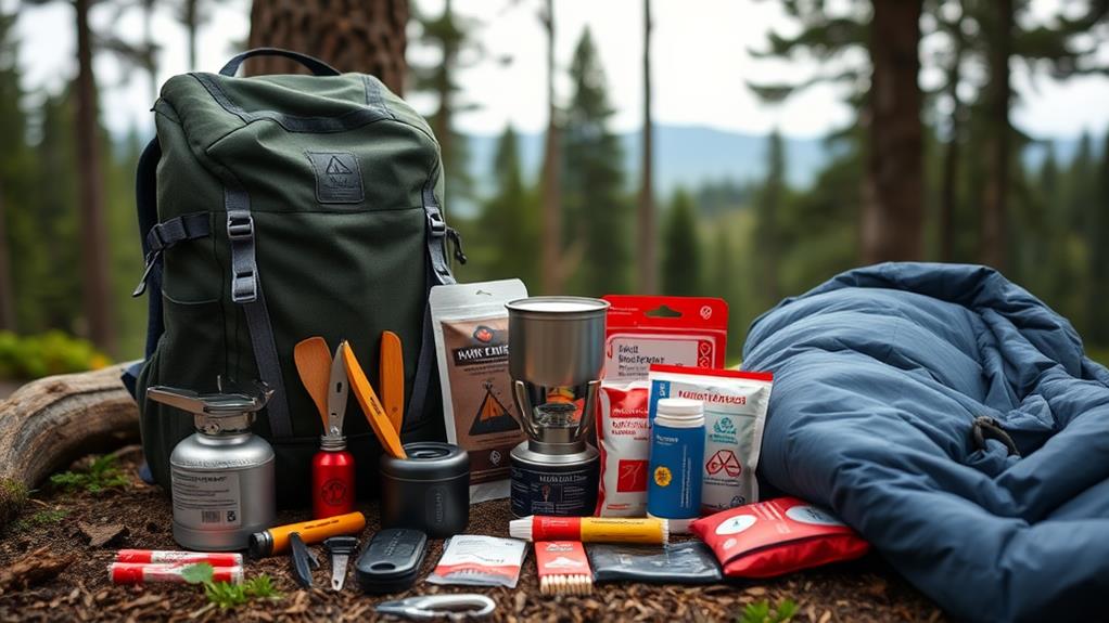 comprehensive camping gear collection