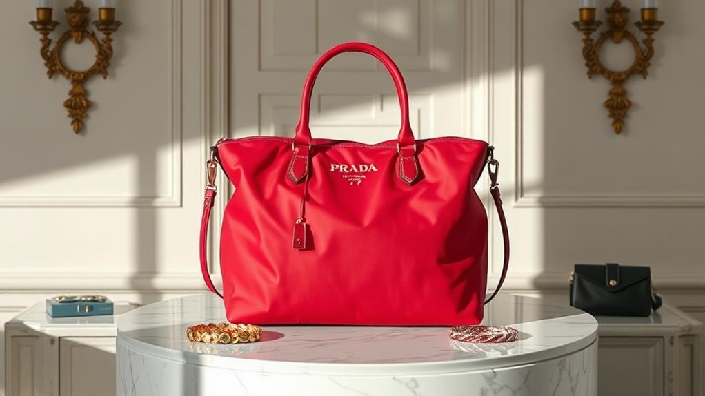 contemporary prada nylon handbag