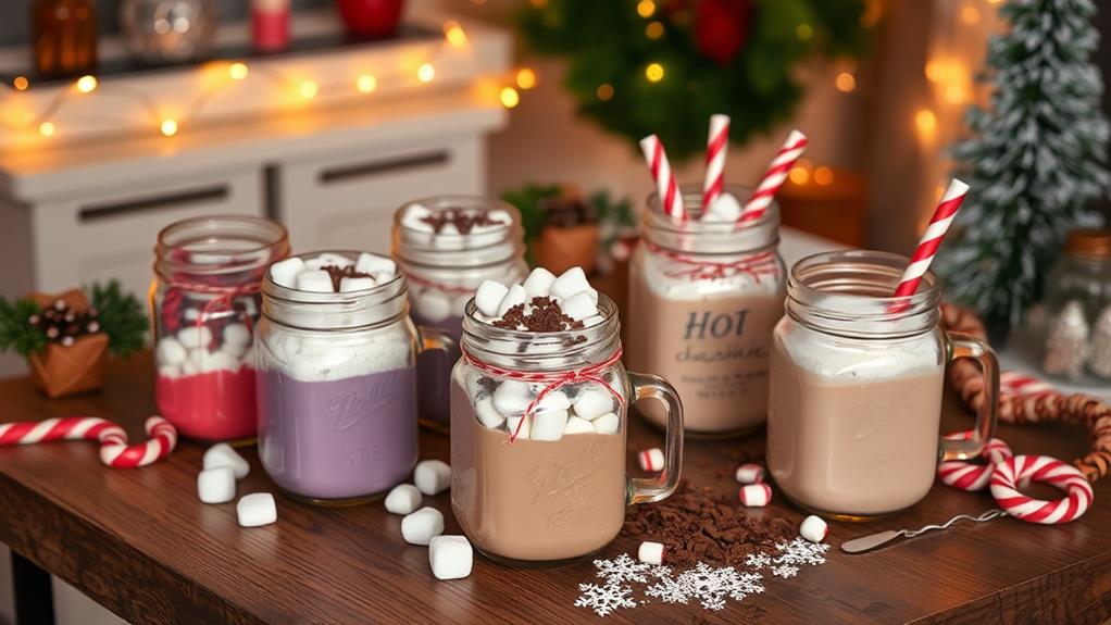 cozy winter hot chocolate kits