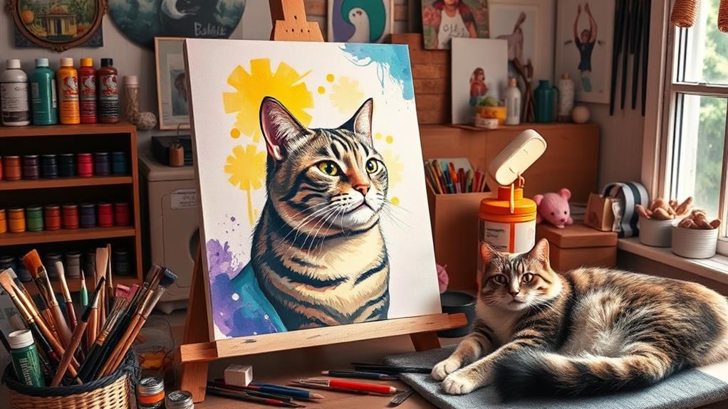 custom cat artwork services