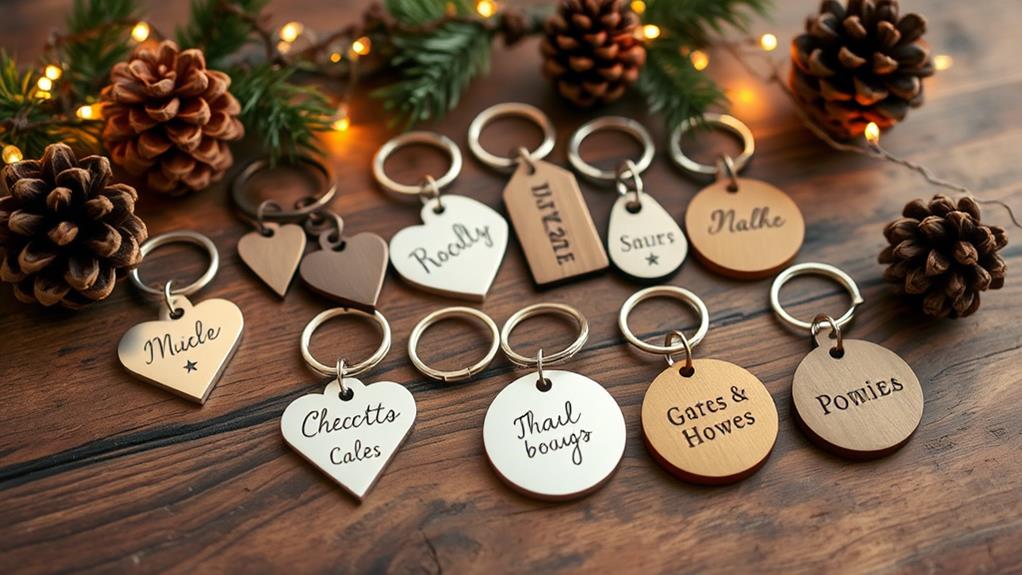 custom engraved keychain designs