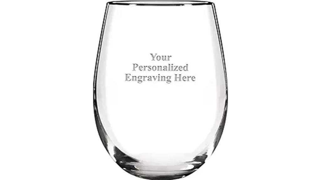 custom engraved wine glasses