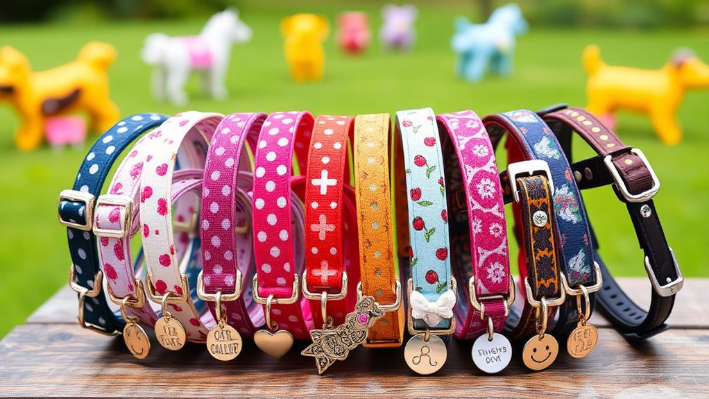 custom pet collars showcase style