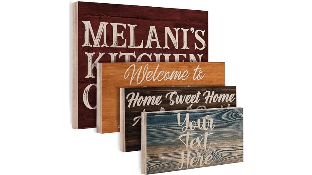 custom wooden home decor