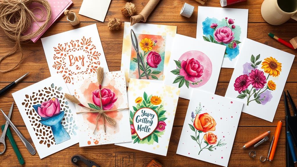 customizable artistic greeting cards