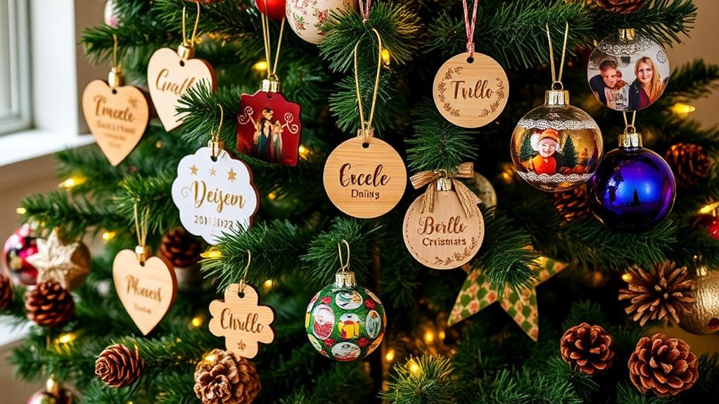 customizable holiday decorations