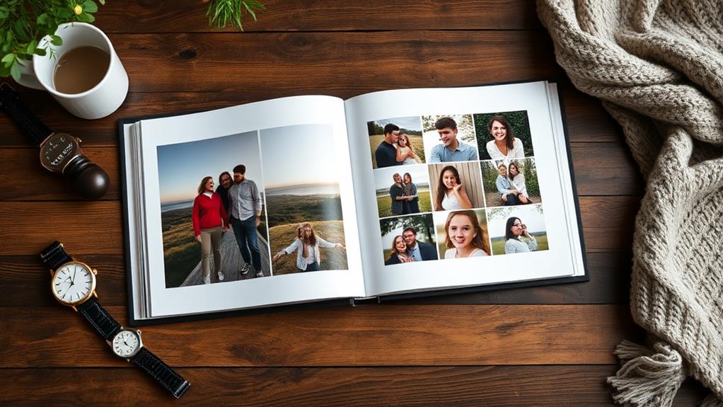 customizable photo album experience