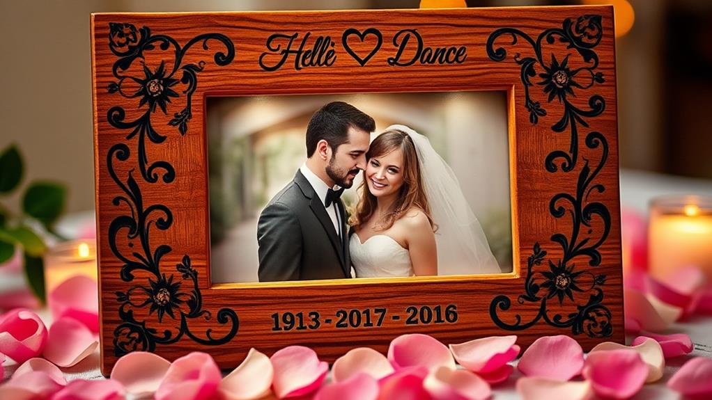 customizable photo display frames