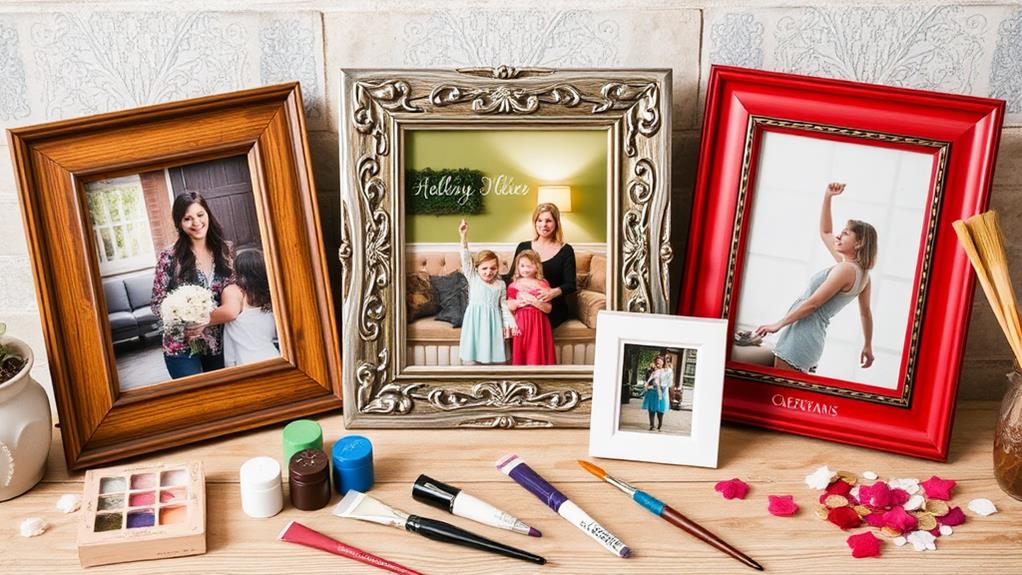 customizable photo display frames