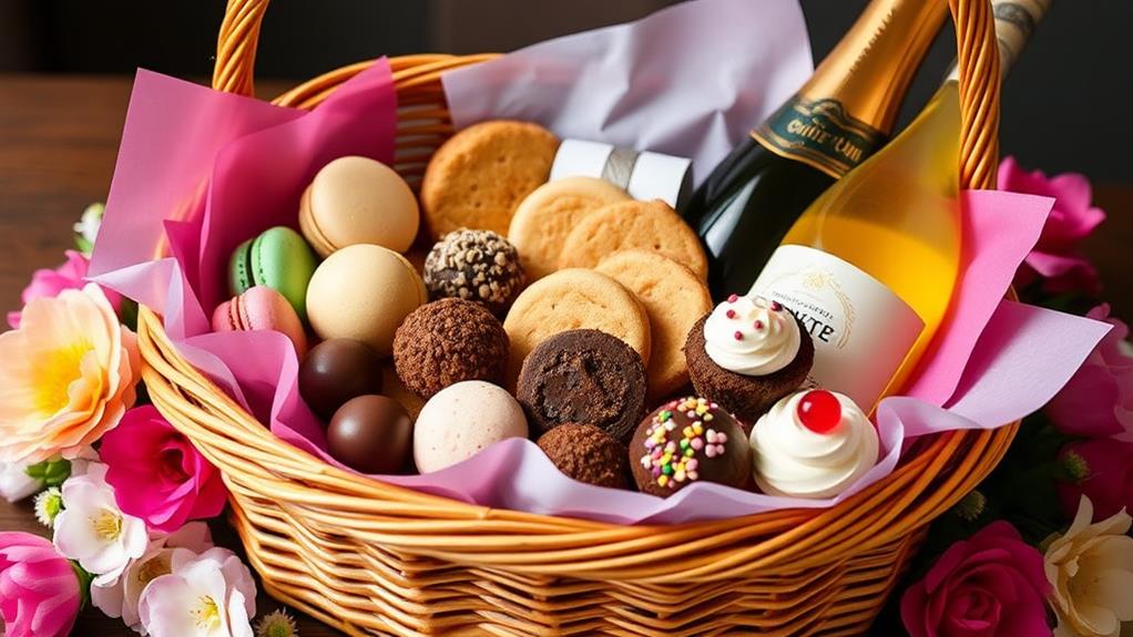 delicious dessert gift basket