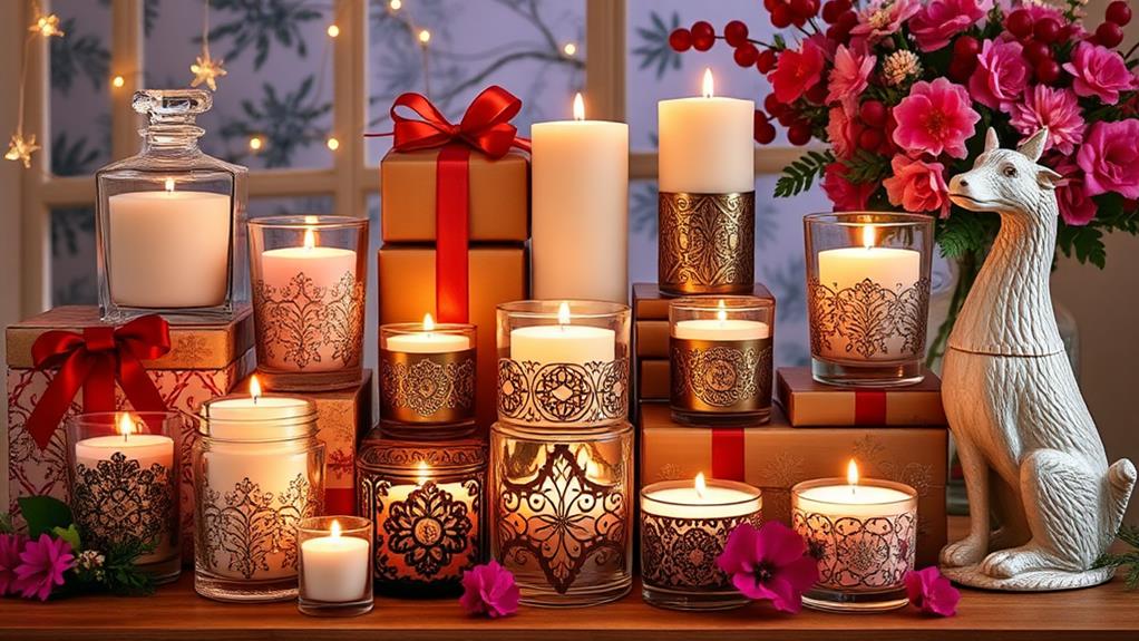 delightful decorative gift candles