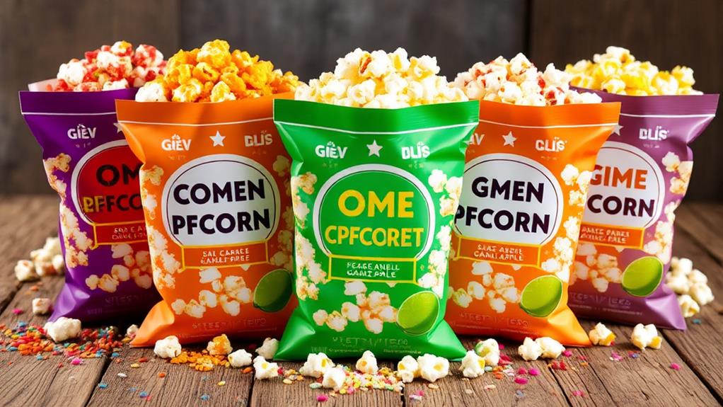 distinctive gourmet popcorn treats