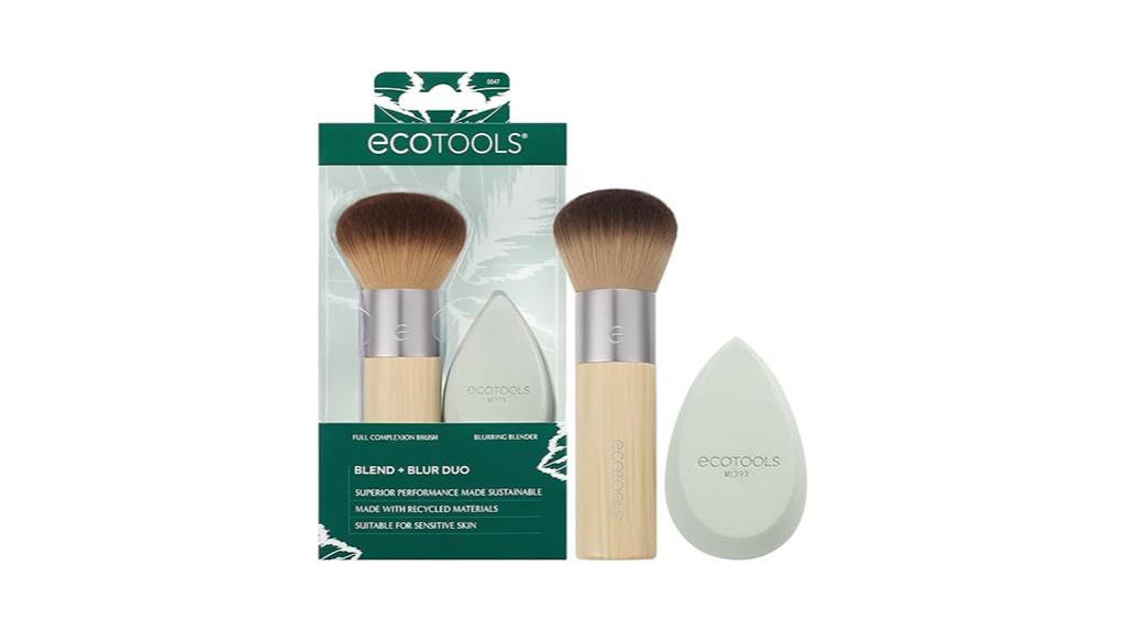 ecotools makeup brush duo