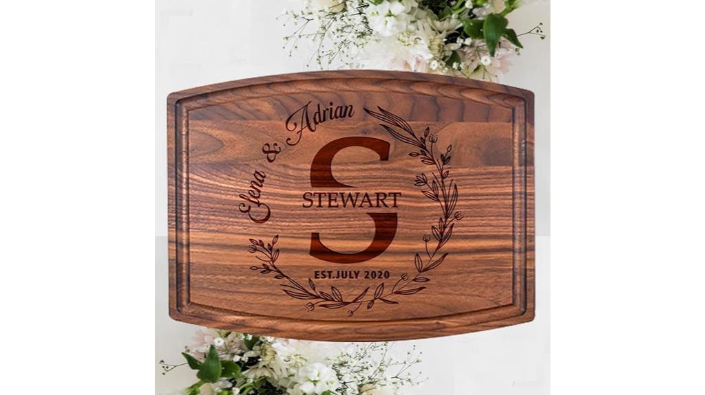 engraved wood cutting boards