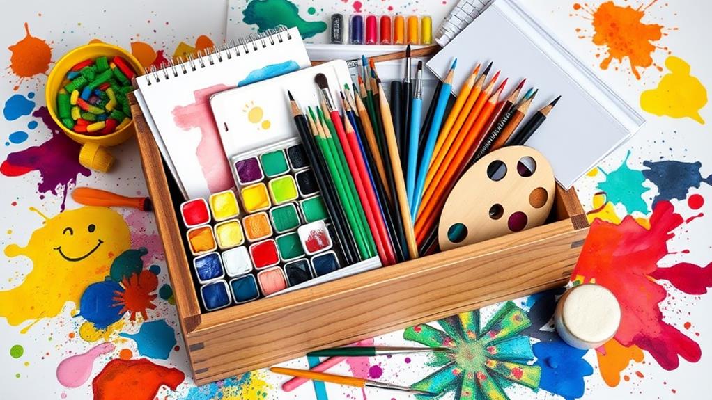 essential art supplies gift sets