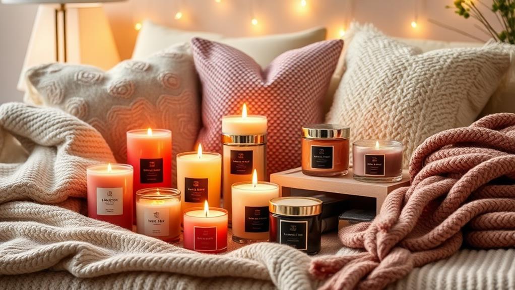 essential cozy luxury candles