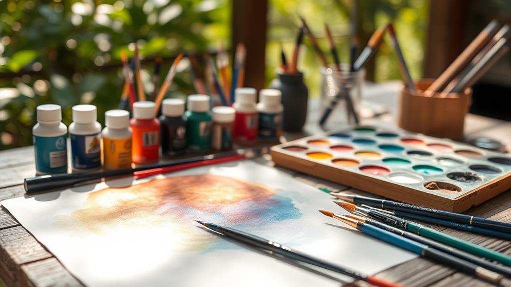 essential watercolor painting supplies