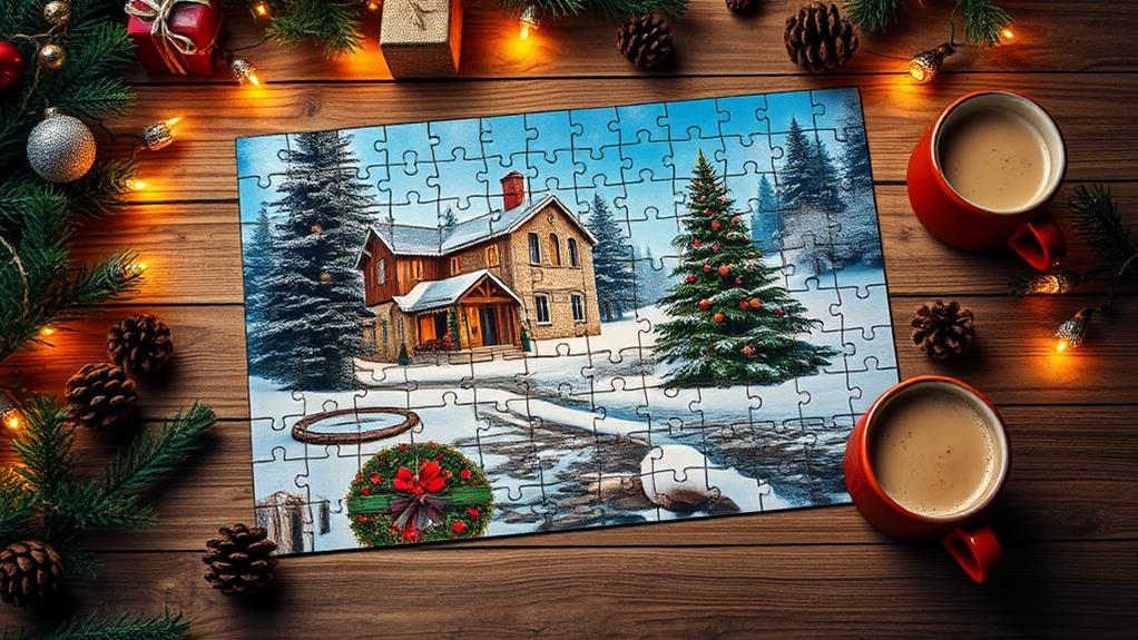 festive seasonal jigsaw challenge