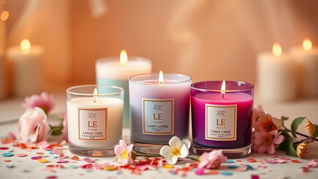 fragrant candles for events