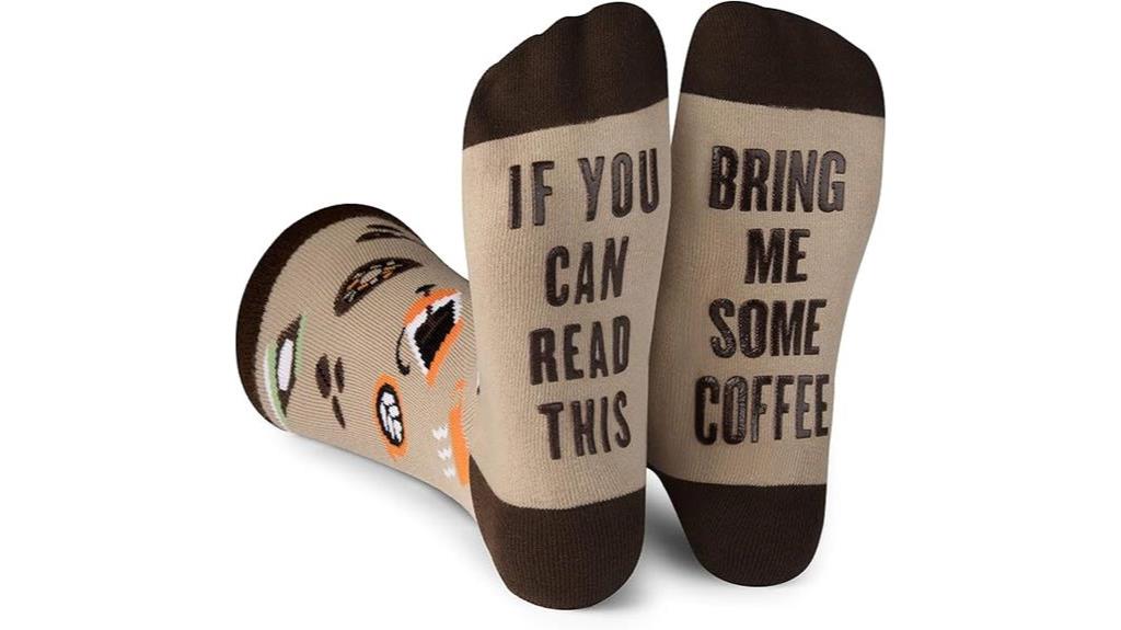 funny socks with message