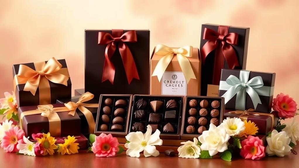 gourmet chocolate gift boxes