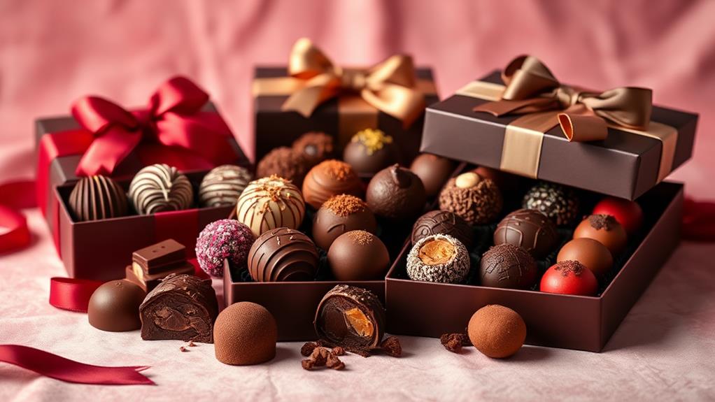 gourmet chocolate truffle assortment