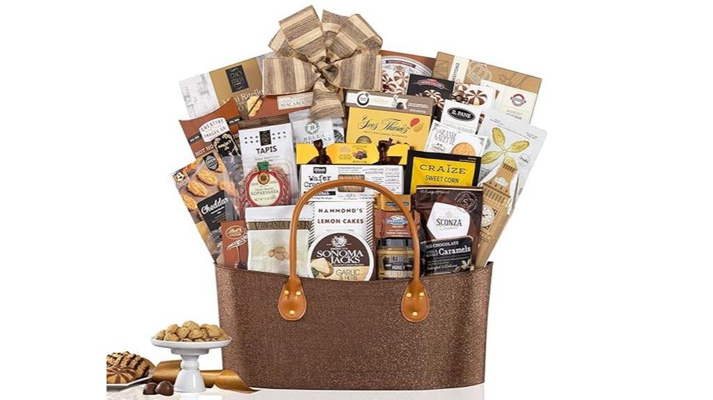 gourmet gift basket selection