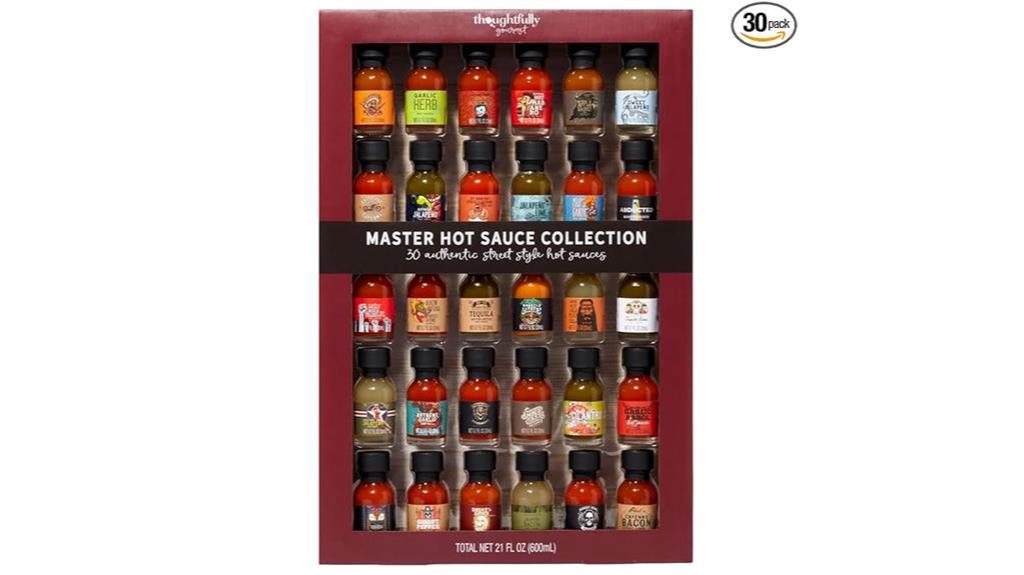 gourmet hot sauce sampler