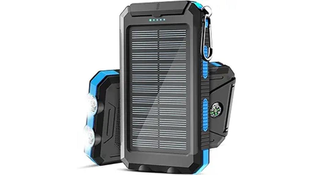 high capacity solar power bank