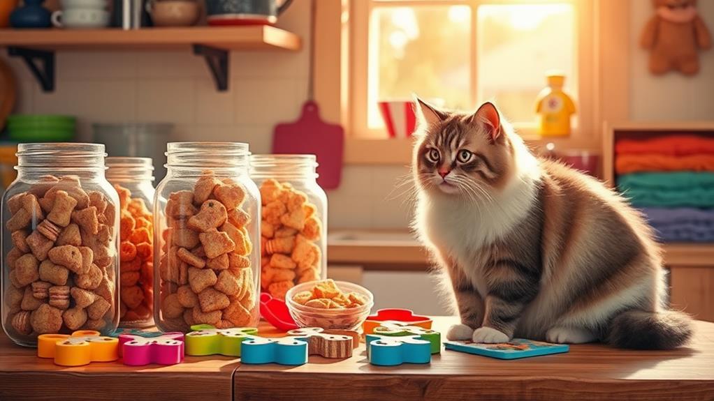 homemade feline snack kits