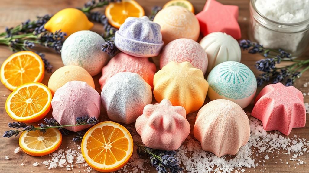 homemade fizzy bath treats