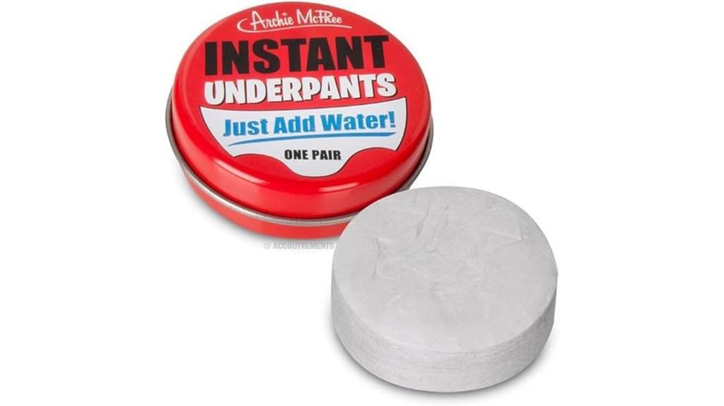 instant underpants just add water