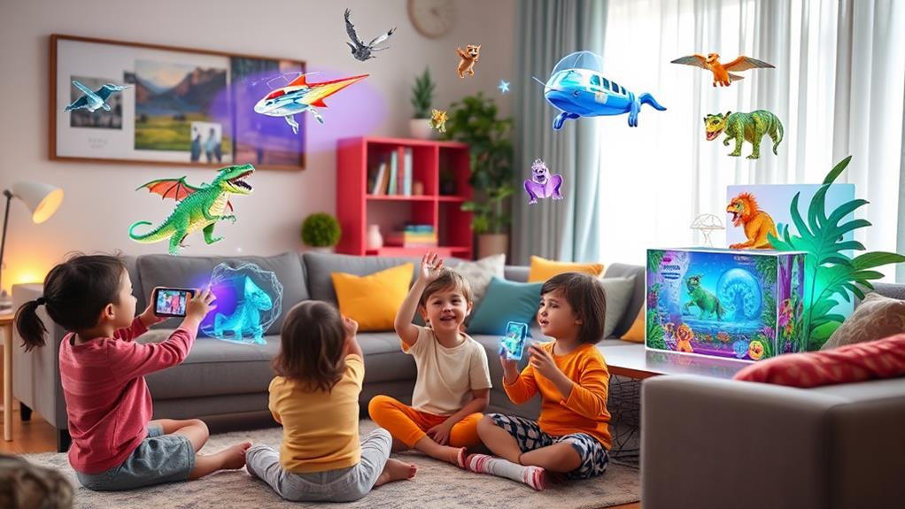 interactive augmented reality toys