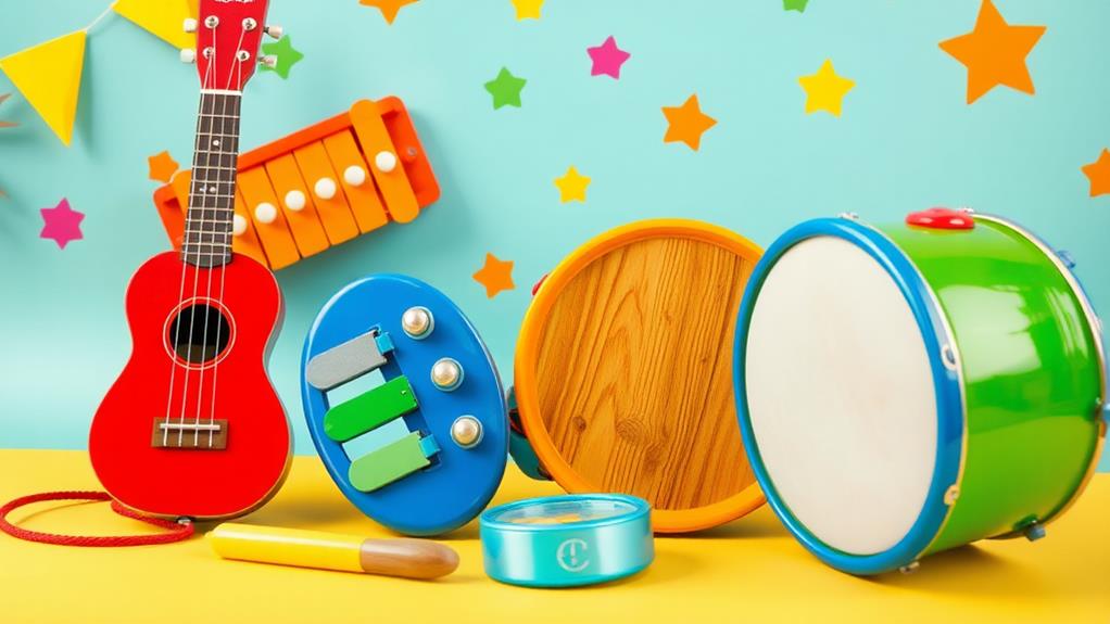 kids musical instrument collection