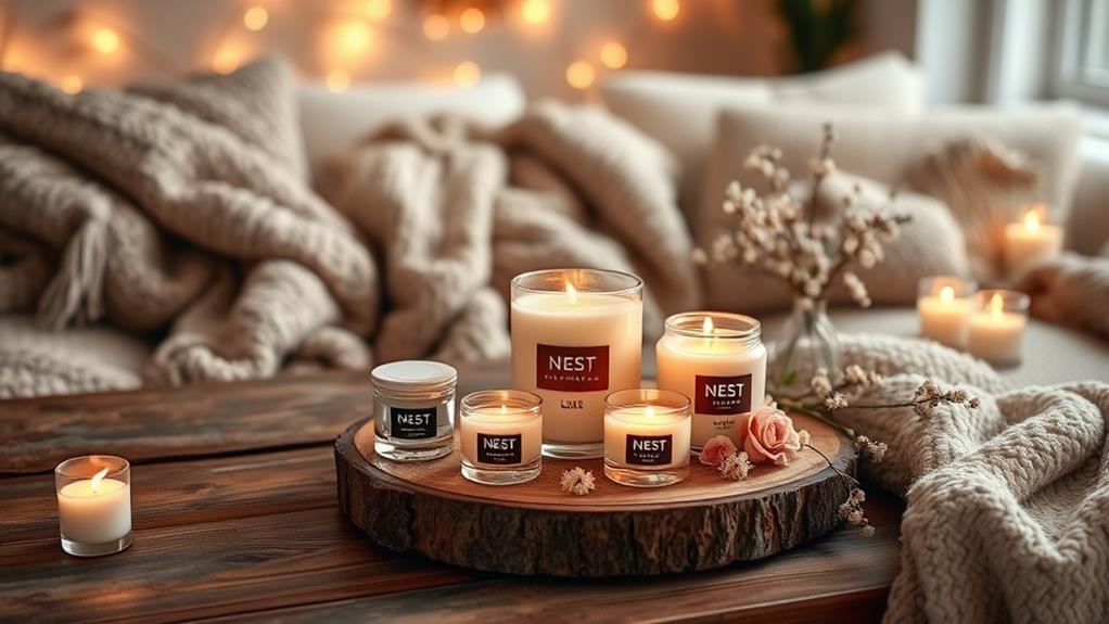 luxe nest fragrances candles