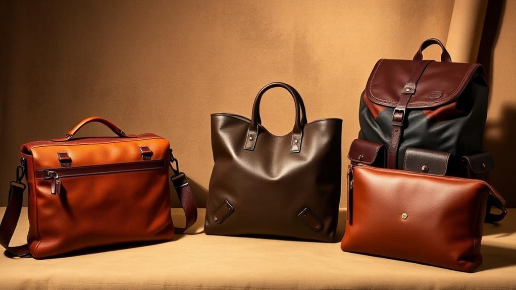 luxury leather handbags collection