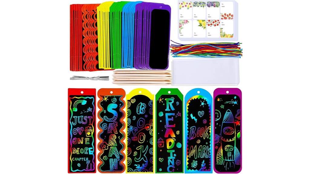 magic color scratch bookmarks