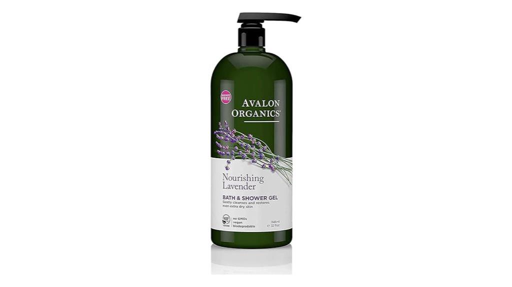 nourishing lavender shower gel