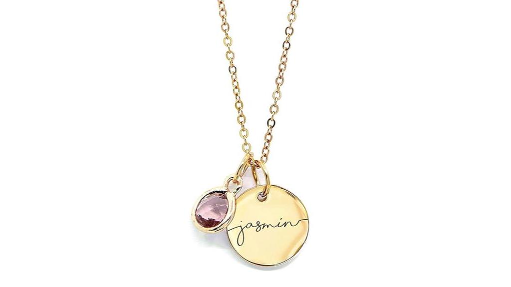 personalized birthstone name jewelry