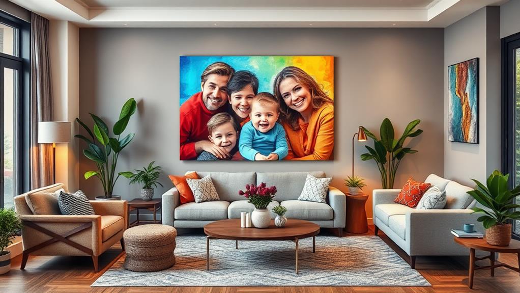 personalized canvas artwork decor