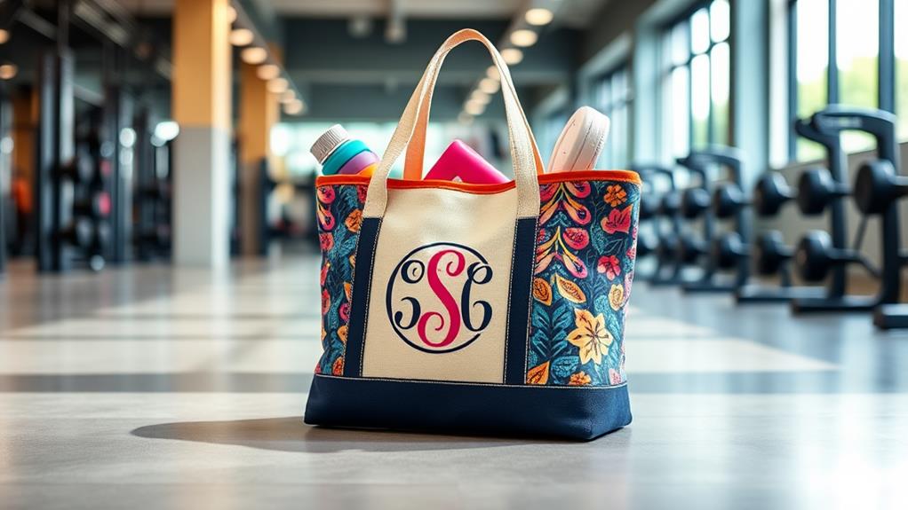 personalized canvas tote bag