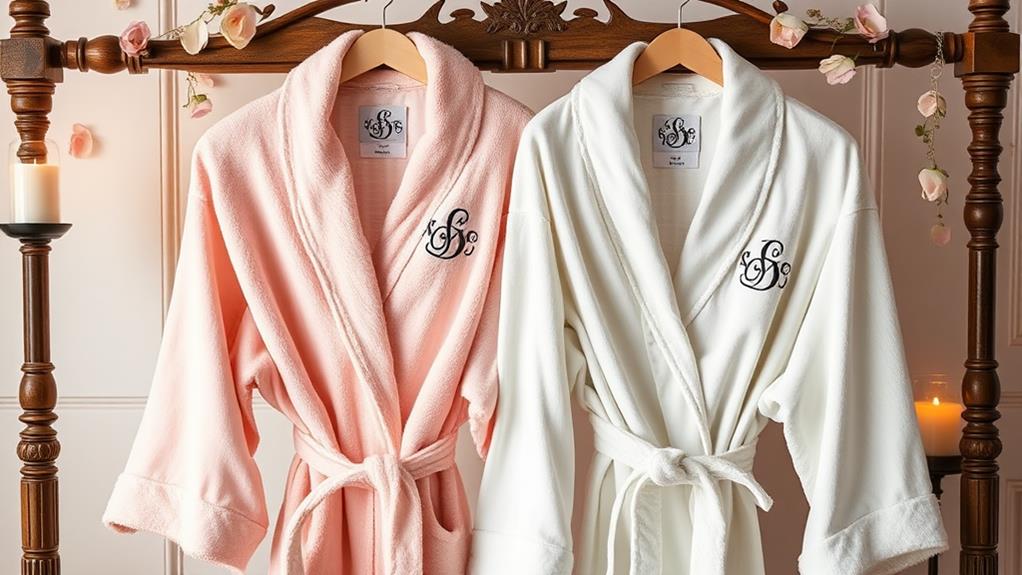 personalized couple s bathrobes